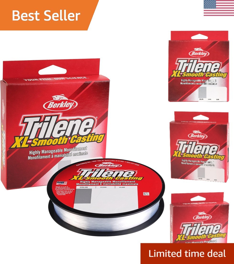 Trilene XL 8lb Monofilament Fishing Line – 990ft Clear for Optimal Performance