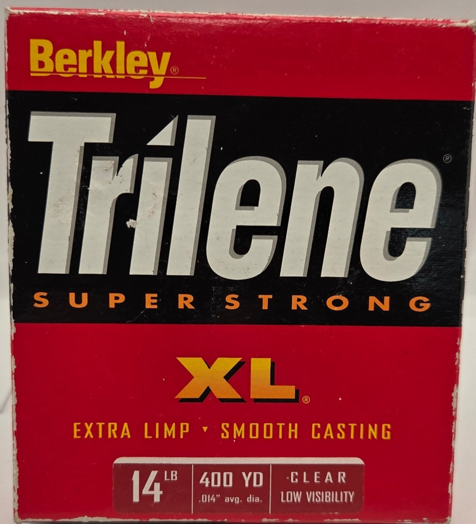 Berkley Trilene XL 14 lb 400 yd Clear Fishing Line Monofilament NEW