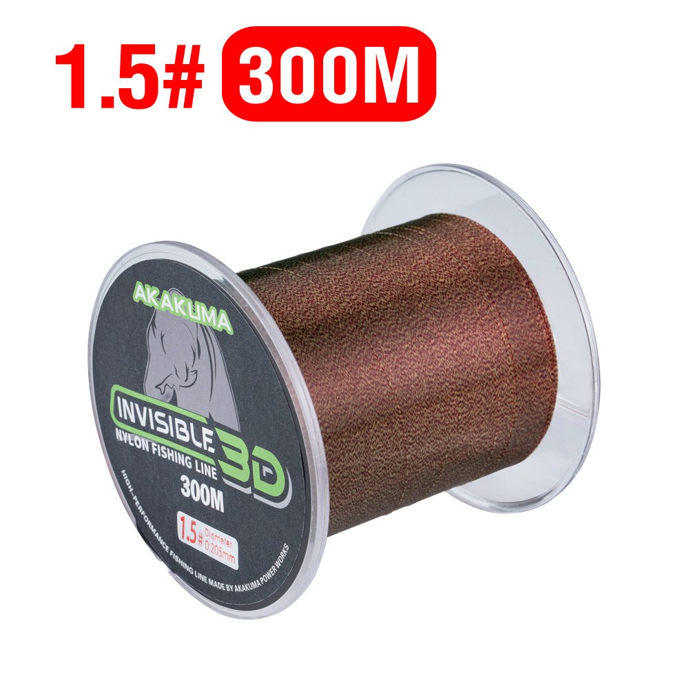 300M Invisible Spotted Fishing Line Monofilament Speckle Fluorocarbon Line