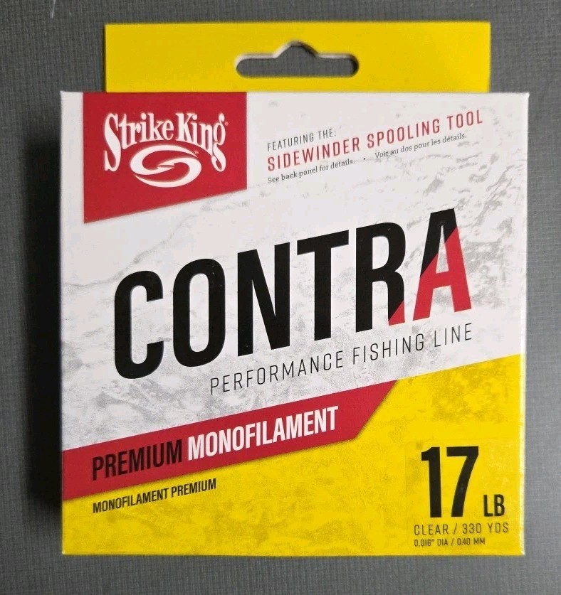 STRIKE KING CONTRA Premium MONOFILAMENT 17lb 330 YDS. FREE SHIPPING