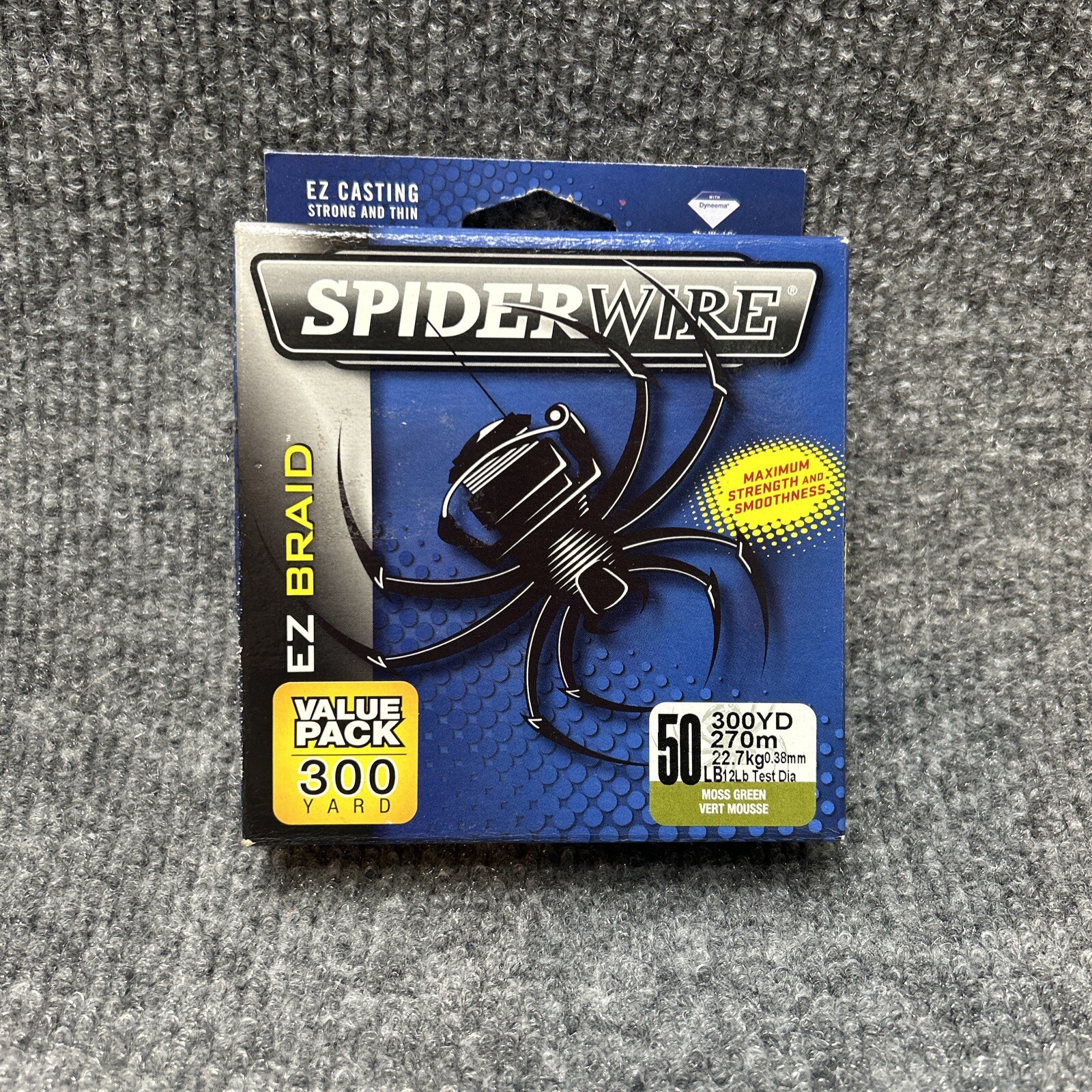 NEW~ SpiderWire EZ Braid 50LB 300YD Moss Green Braided Fishing Line