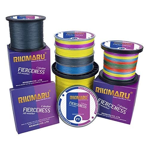 Braided Fishing Line Abrasion Resistant Superline Zero Stretch&Low Memory Ext…