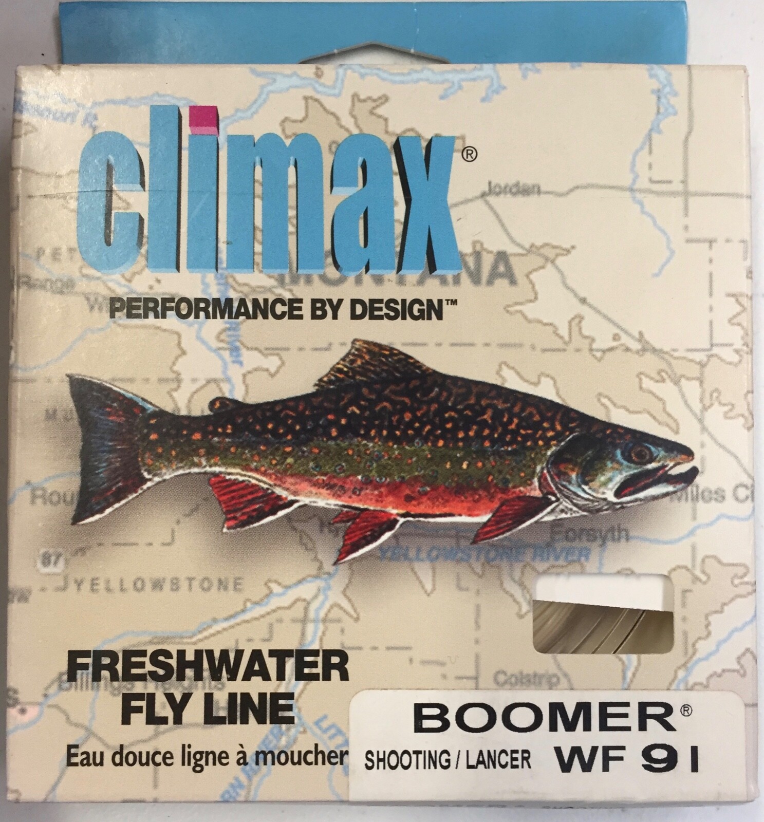 Climax Boomer WF9 I Intermediate Sinking 30 yard Fly Line