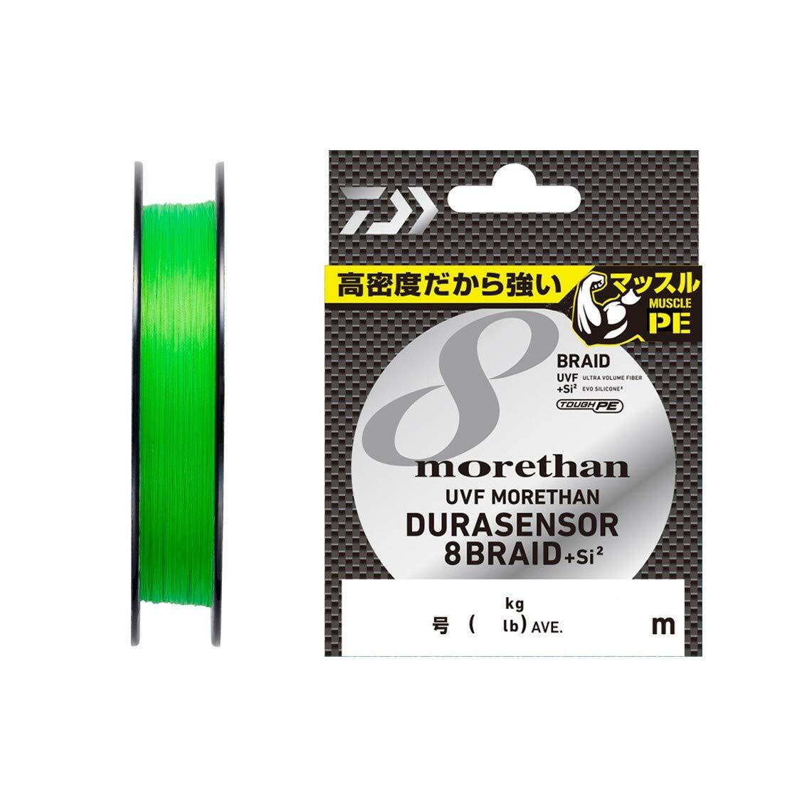 Daiwa PE Line UVF MORE THAN DURASENSOR 8 BRAID +Sii2 #0.8/15lb 200m Green NEW