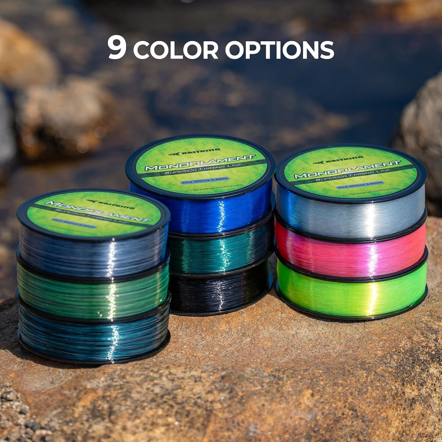 Worlds Monofilament Fishing Line Paralleled Roll Track Nylon Mono Line 2015