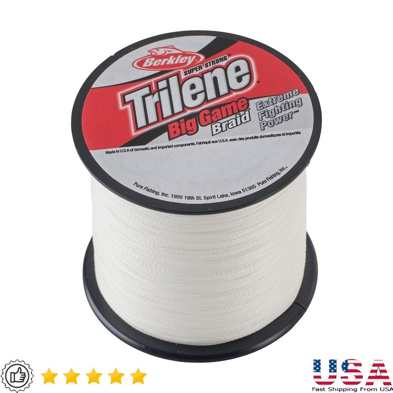 Ultra Strong Braid Fishing Line 80 lb Test 330 yd Smooth Casting Durable New