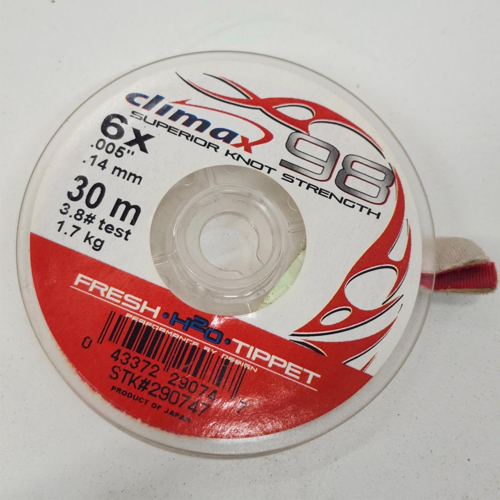 Climax 98 Trout Fresh Water Tippet Fly Fishing 290747 6X 30m .005dia 3.8lb Test