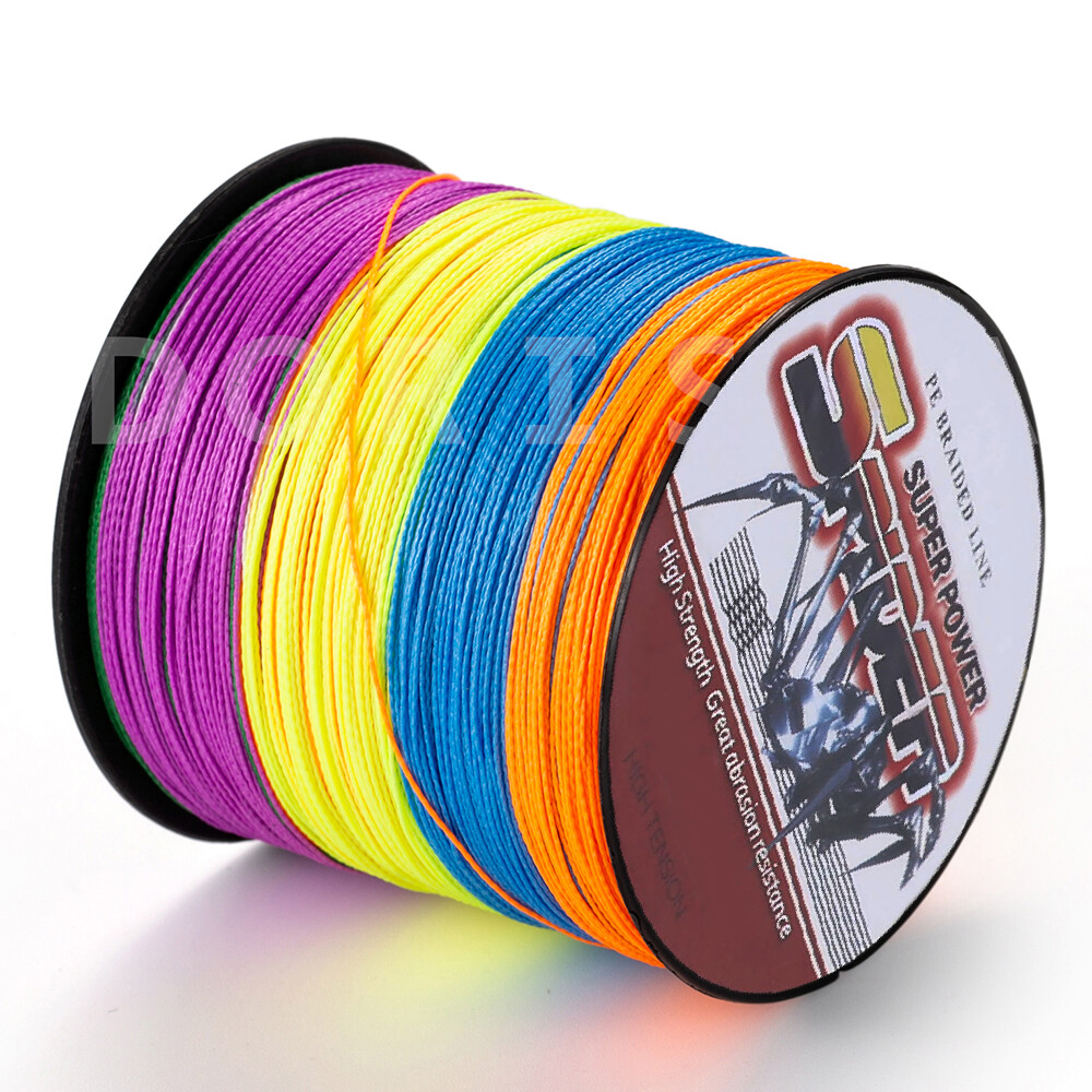 Dorisea 100m~2000m 6lbs-500lbs Spider Multicolor Braided Fishing Line Extreme