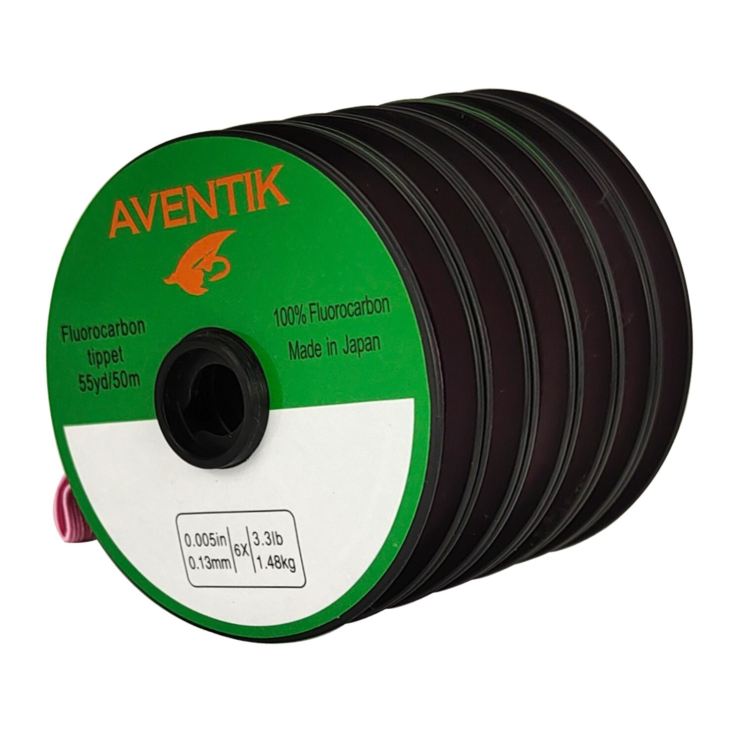 Aventik Fly Fishing Tippet Leader Fluorocarbon Line Sinking Invisible 50M/Spool