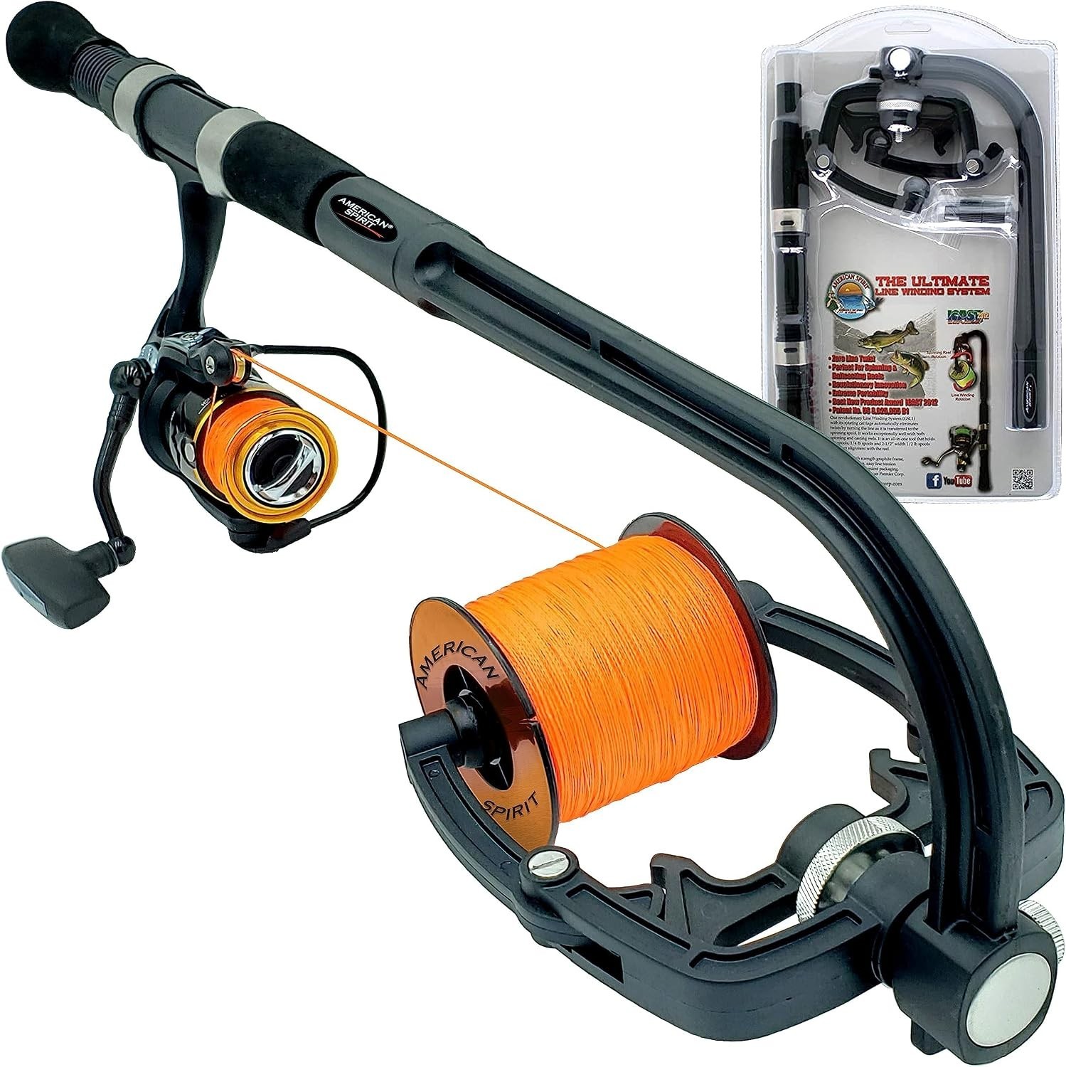 Fishing Line Spooler, No Line Twist, Portable Line Winding System, Zero Twist…