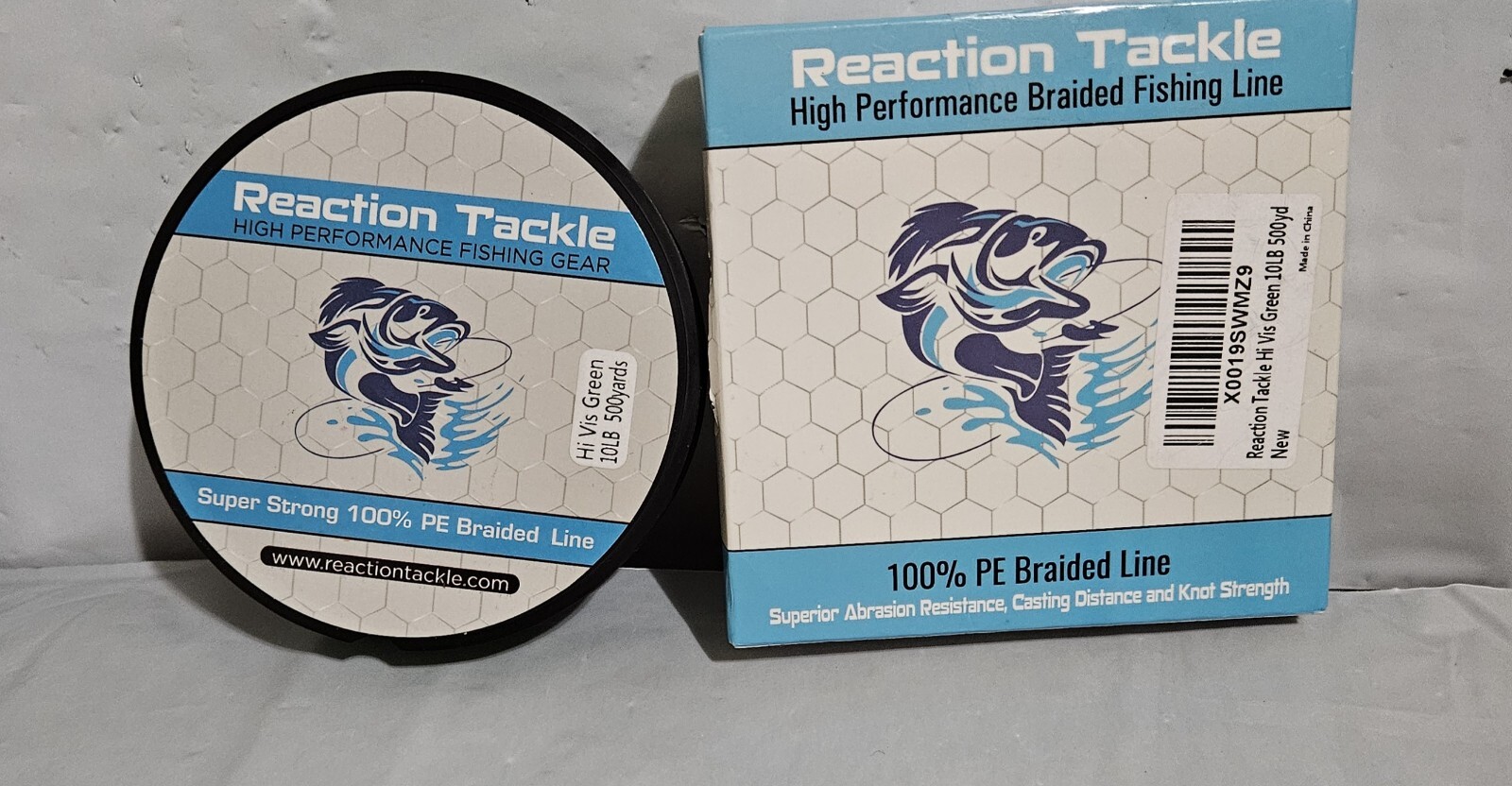 Reaction Tackle Hi Vis Green 10 lb 500 yard High Performance