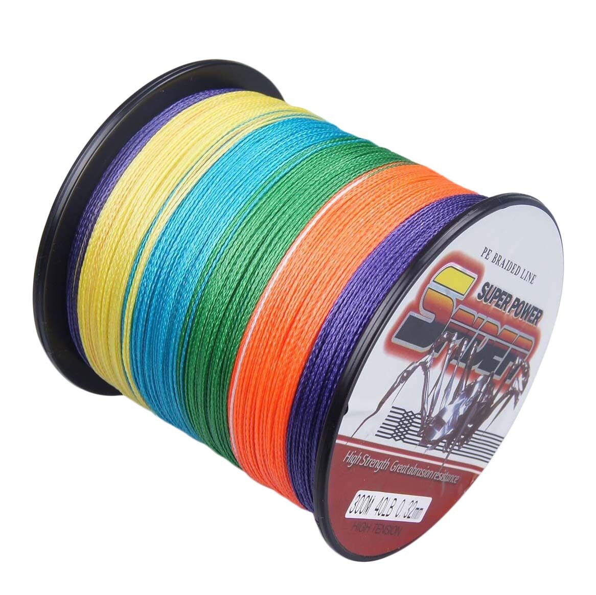Dorisea 100m~2000m 6lbs-500lbs Spider Multicolor Braided Fishing Line Extreme