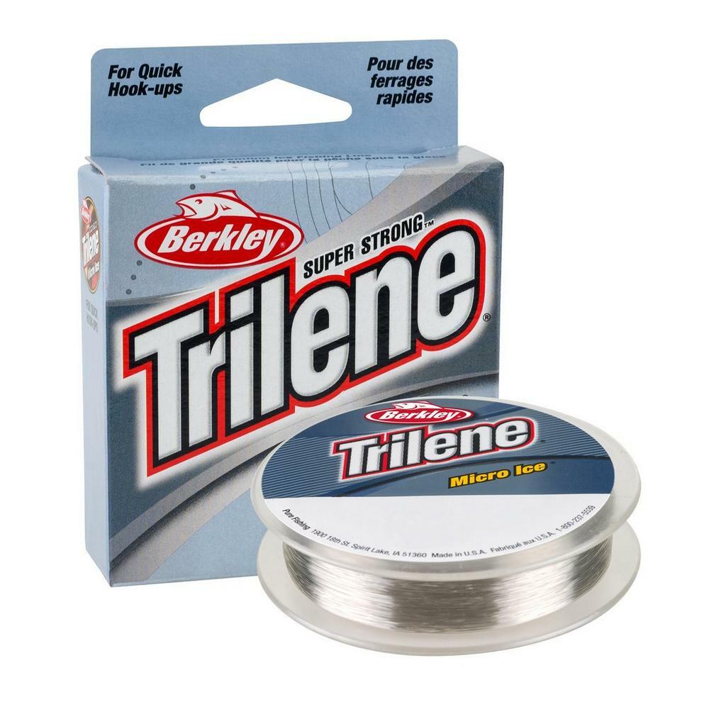 Berkley Trilene Micro Ice-Ice Fishing Line~Choose Wieght~Clear Steel 110YD