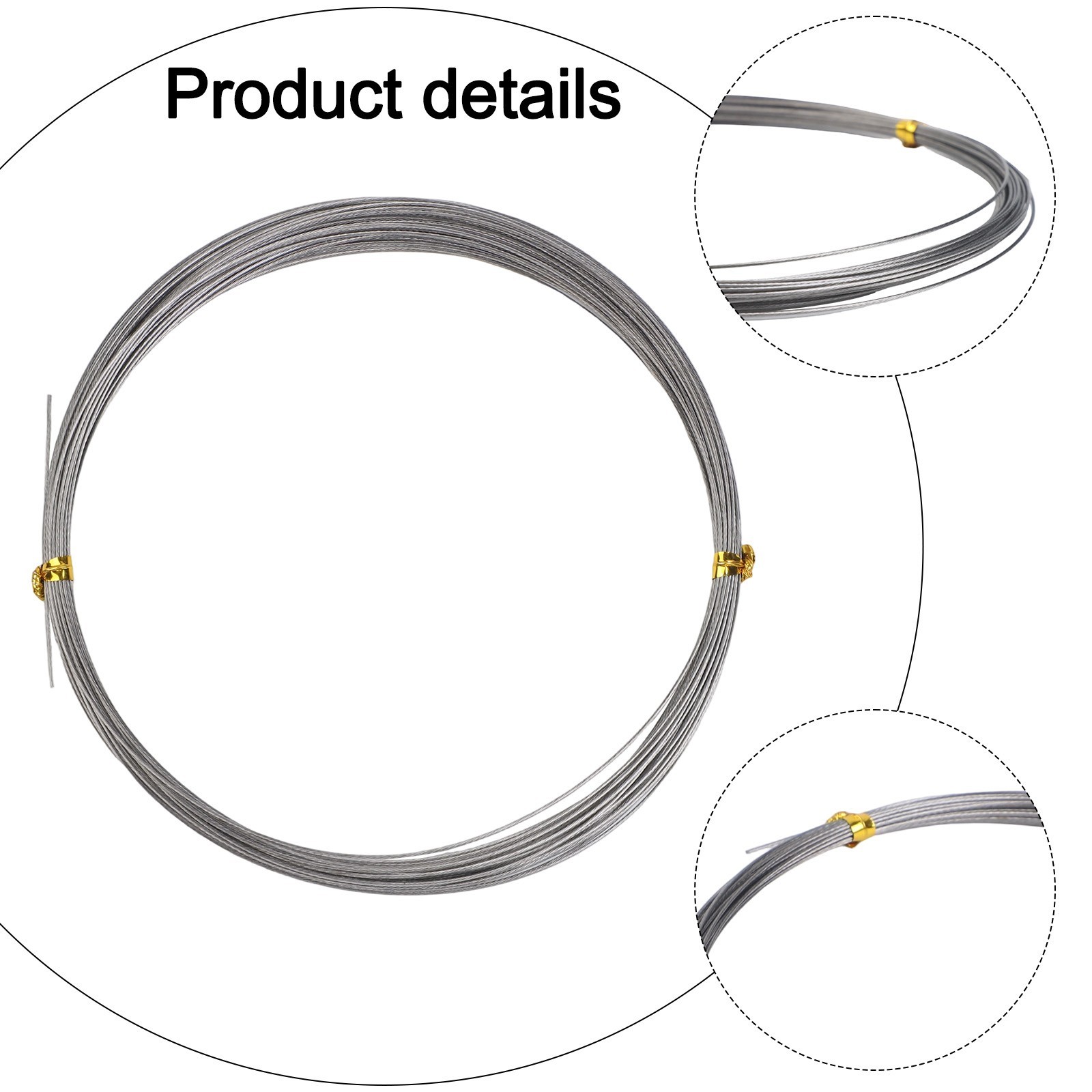 304 Stainless Steel Saltwater Fishing Wire with Multiple Test Strengths