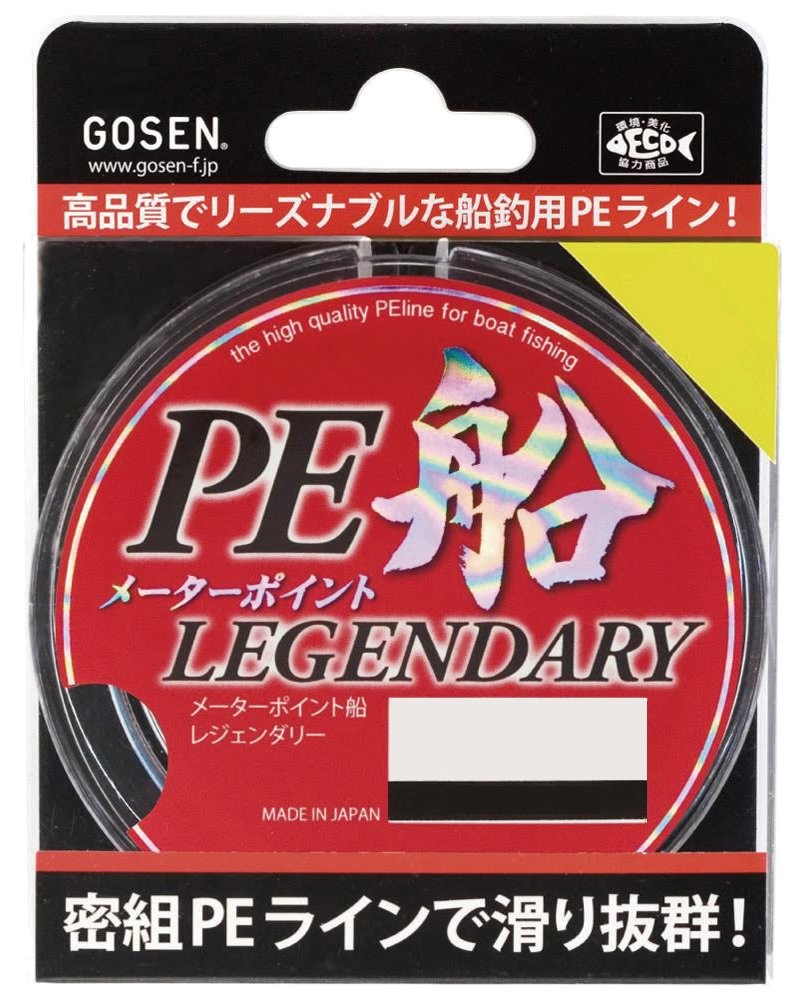 GOSEN PE Line Meter Point Boat Legendary 150m No. 2 14kg (5 colors)