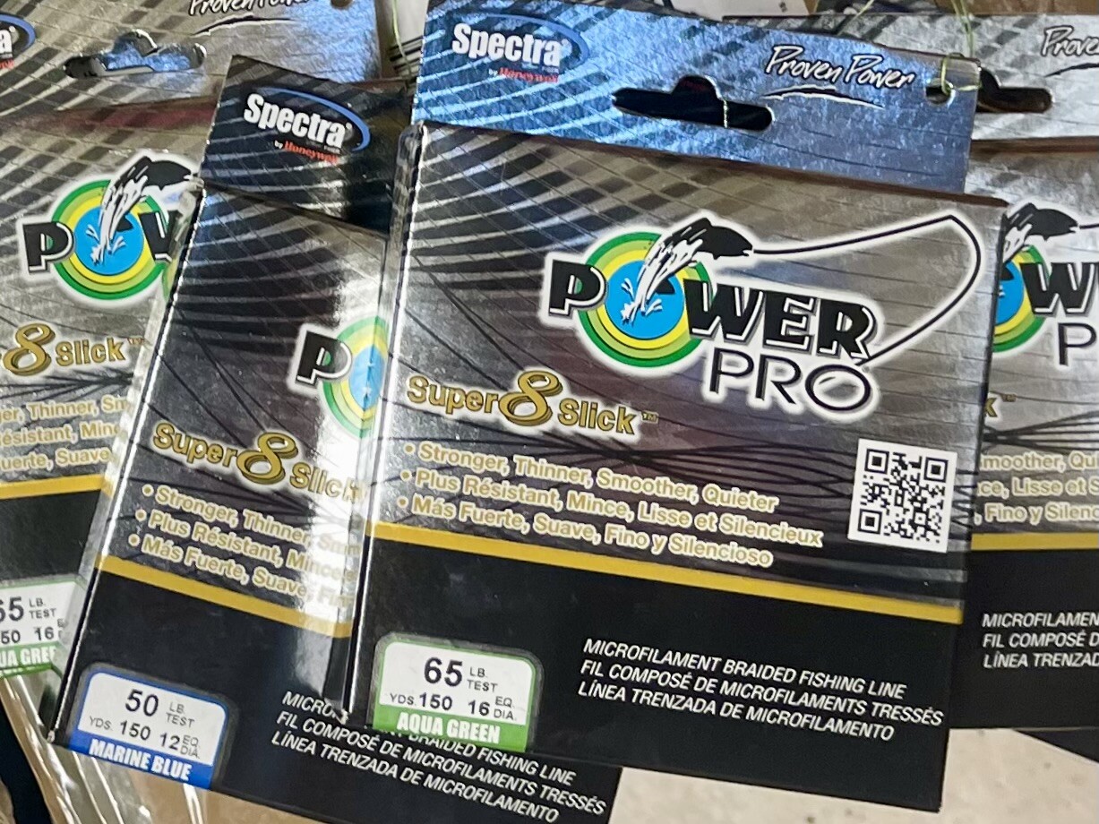 Power Pro Super8Slick EBT 8 Strand Spectra Braided Line 150 YDS – 30LB 50LB 65LB