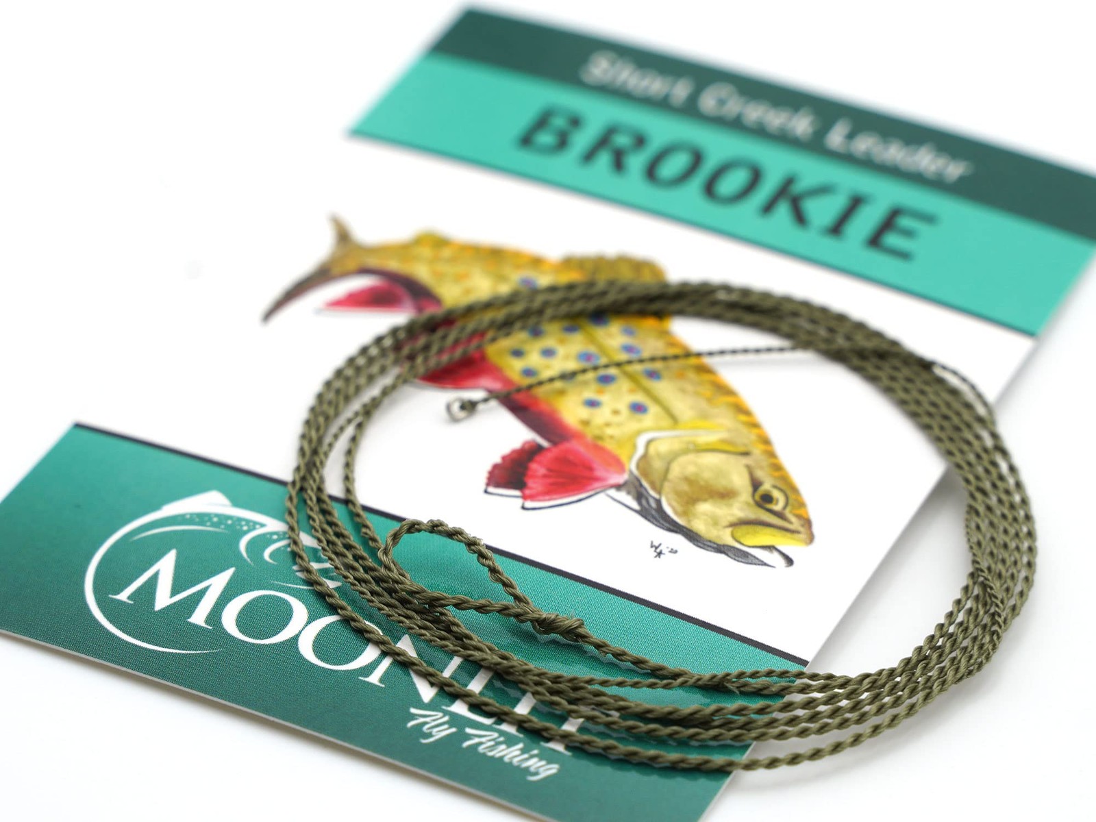 Brookie Short Furled Leader (Blue Line Fishing Fly Leader) (0-2wt)