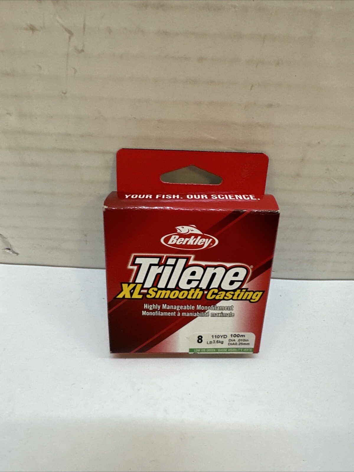 Berkley XLPS8-22 8 Lb Trilene XL Monofilament Line 110 Yd Pony Spool Green