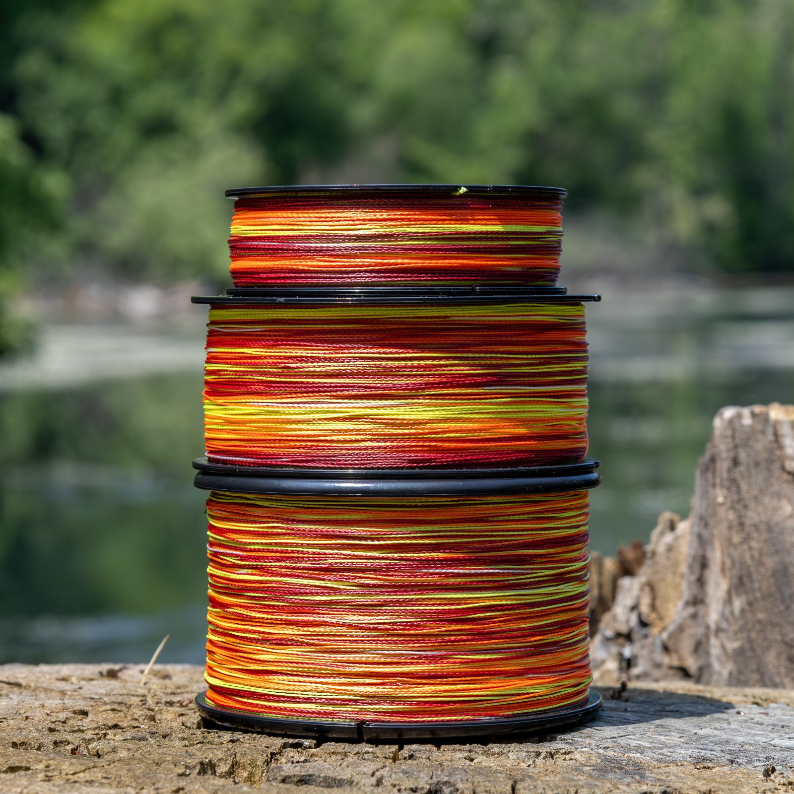 Reaction Tackle High Braided Fishing Line / Braid – Fire Camo