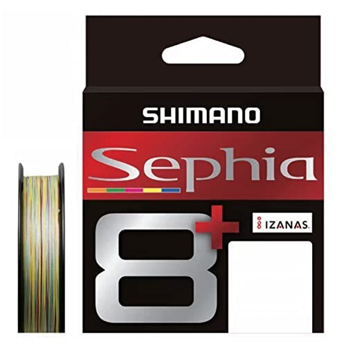 Shimano Sephia 8+ PE Fishing Line 0.5 200m 5-Color 10m Segments Jigging