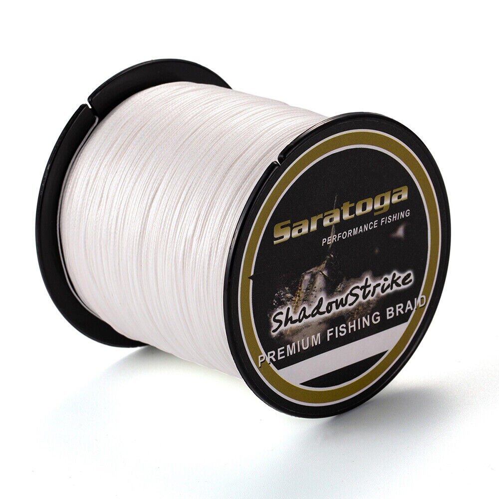 8 Strands White PE Power Dynema Braid Fishing Line 100/300M/500M/1000M/2000M