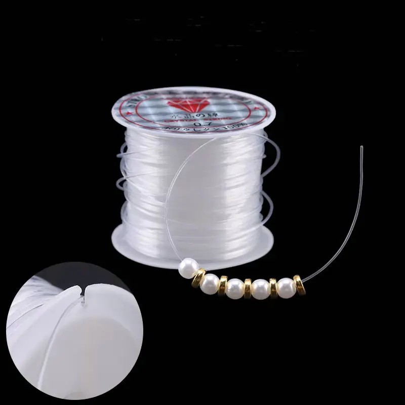 Strong Crystal Fishing Line PE Nylon Braided Line Thread Monofilament0.2mm-0.7mm