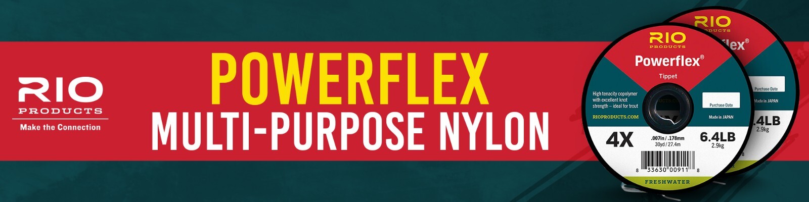 Rio ® Powerflex® Tippet 100M Spools – Leader Material * 2025 STOCK * Copolymer *