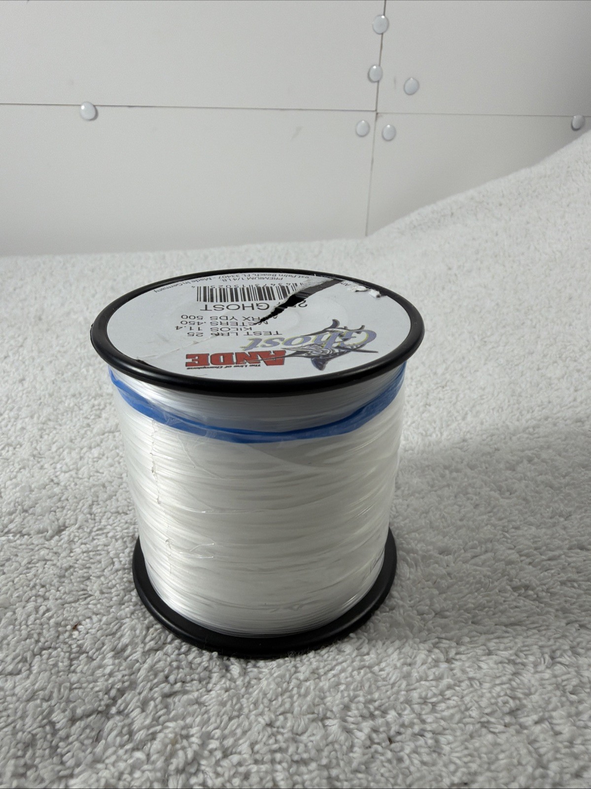 Ande G14-25C Ghost Monofilament, 1/4-Pound Spool, 25-Pound 500yd Clear