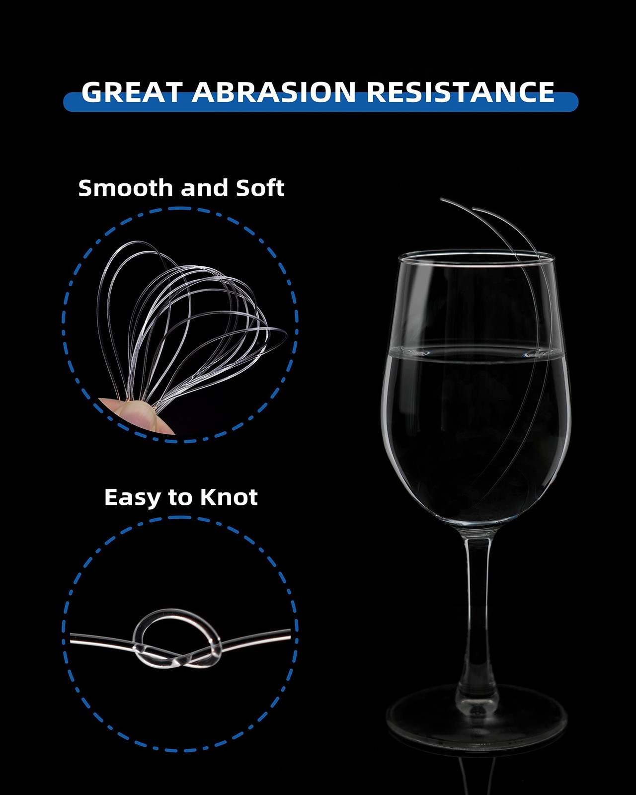 Monofilament Fishing Line 6,8,10,12,15,20,25,30,40,50,60,80,100,130,250,300,400