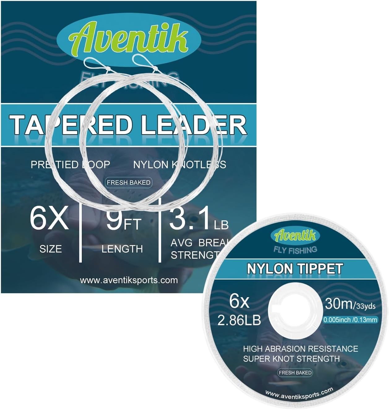 Invisible Fly Fishing Tippet Line 9ft/30m with Holder – 3 or 4 Packs Available