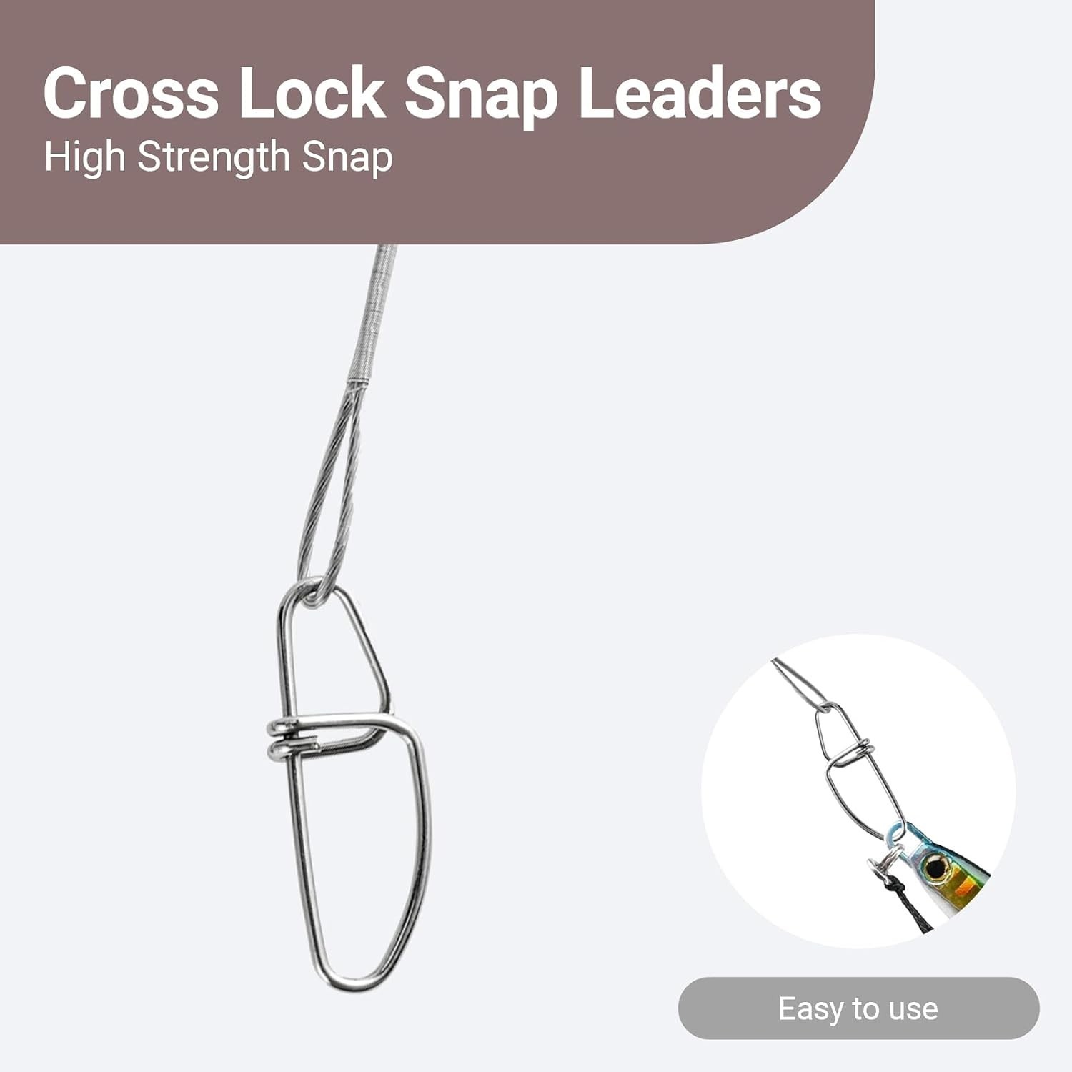 Rigs Line Fishing Leader Lure Baits Snap Wire Leader Fishing Wire Saltwater F…