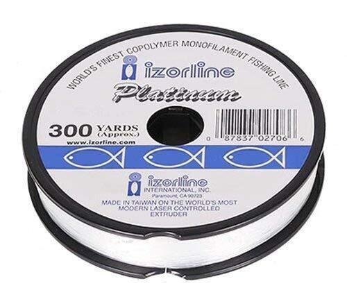 Izorline 27028 Platinum Co-Polymer Mono Line, 6 lb/300 yd, Clear