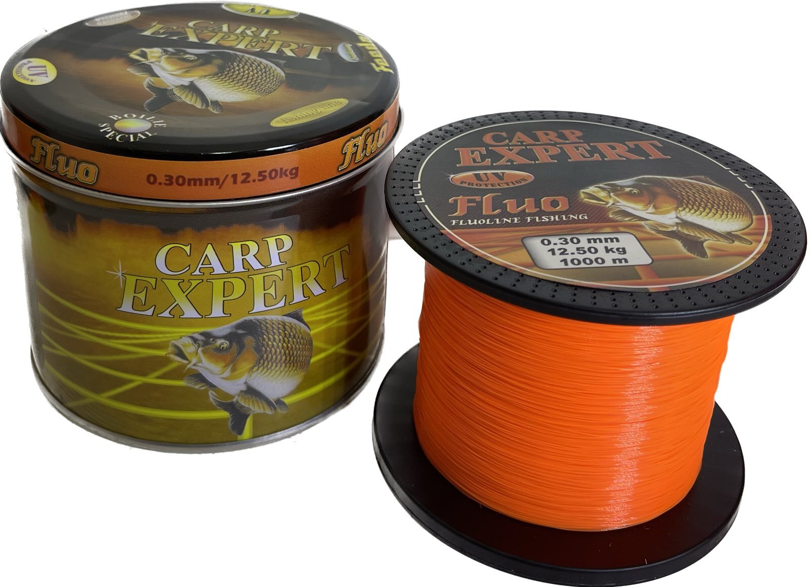 Carp Expert UV Fluo Orange Fishing Line 1100 yards / 1000 metres