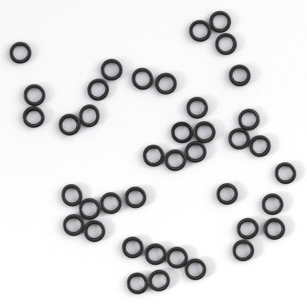 50pcs Tippet Ring Solid Stainless Steel Wet Nymph Dry Fly Fishing 2mm/2.5mm