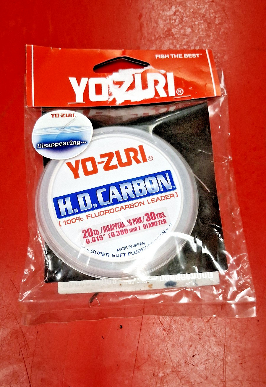 Yo-Zuri H.D. Carbon Fluorocarbon Disappearing Pink 20 lb 30 yds