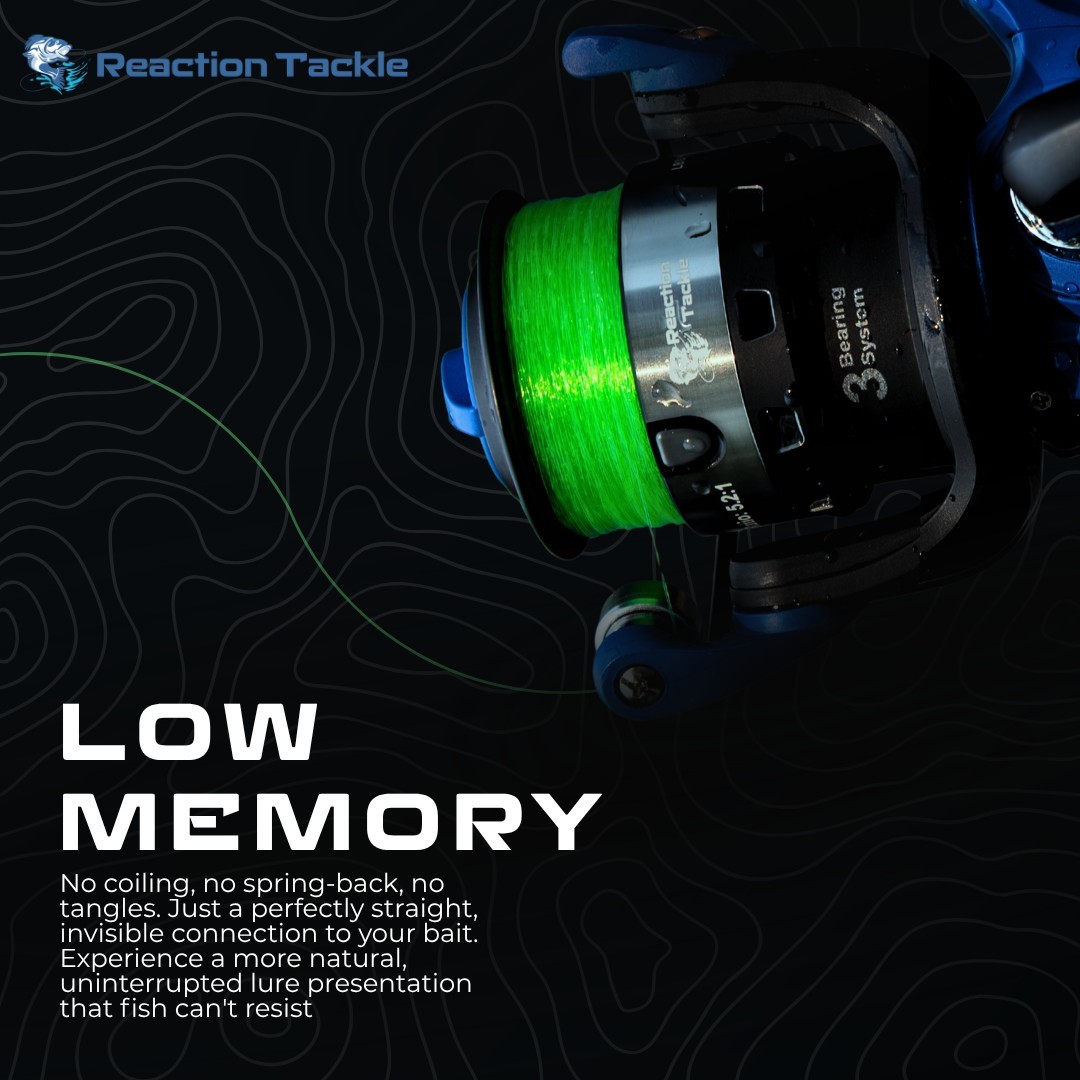 Reaction Tackle Monofilament Fishing line- Nylon / Mono – 350 Yard Spools