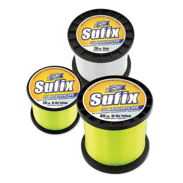 Sufix Superior Monofilament 2KG ( 4.4 lb )Fishing Line-Pick Color & Line Class