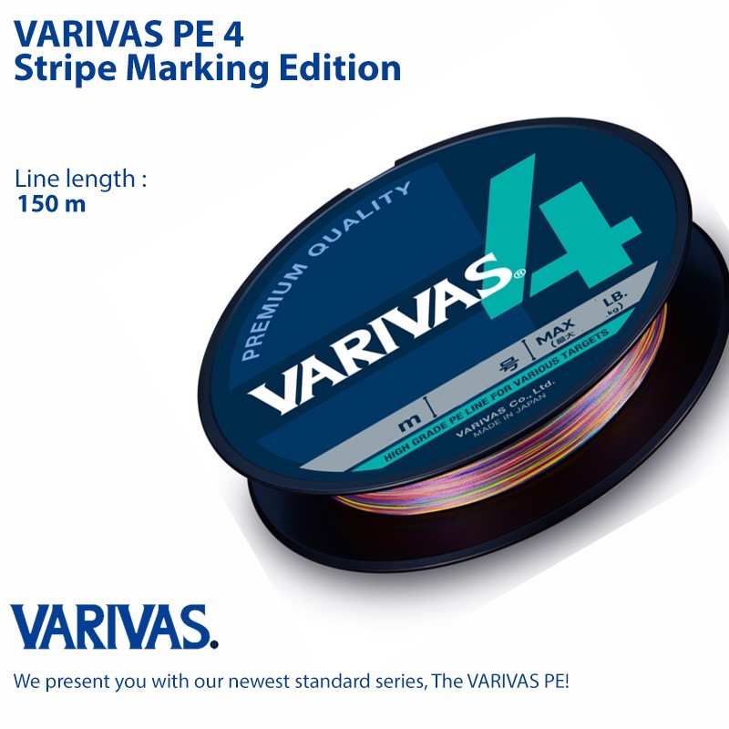 VARIVAS 4 Marking – Braid Line PE Line made in japan