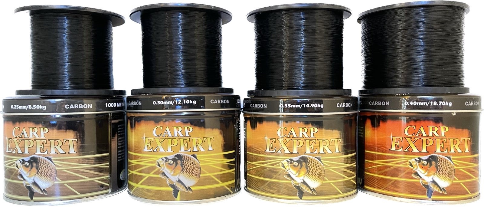 Carp Expert Carbon Black Fishing Line 1100 yards / 1000 meters