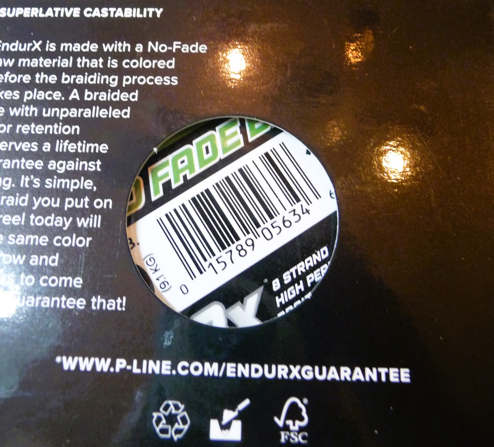 P-Line Endurx Zero Fade Braided Fishing Line – 20lb, Monster Green, 150yds