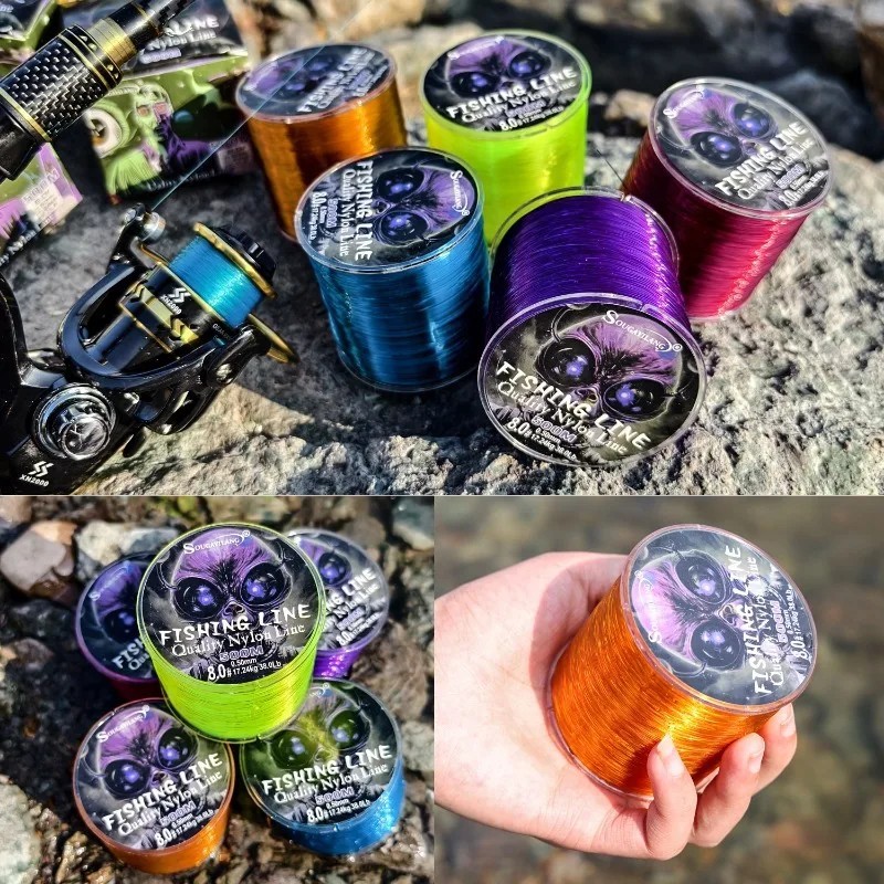 Sougayilang 500m Nylon Fishing Line Max Drag 7-38LB Super Stronger Nylon Line