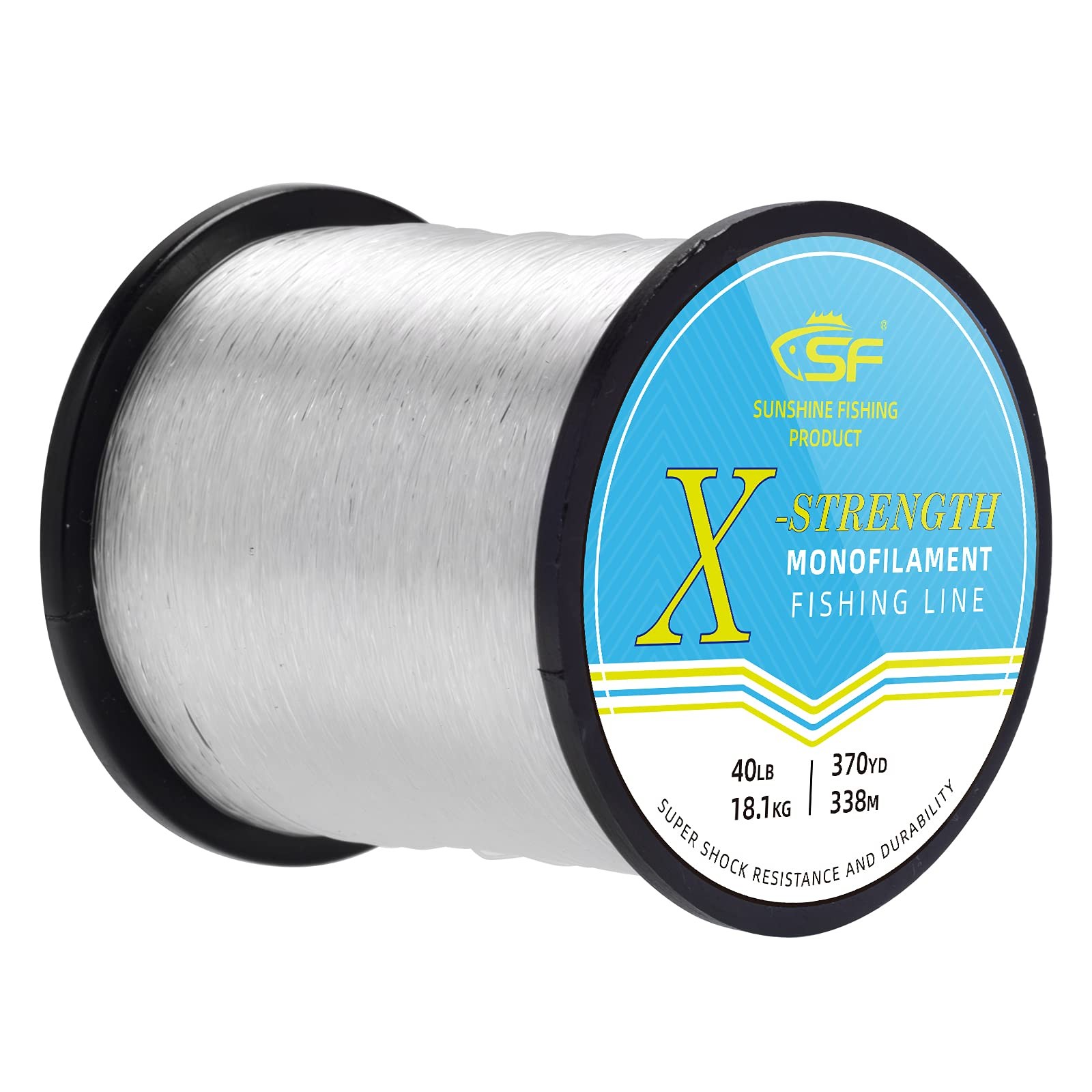 Monofilament Fishing Line, X~Strong Nylon Leader, Saltwater Freshwater