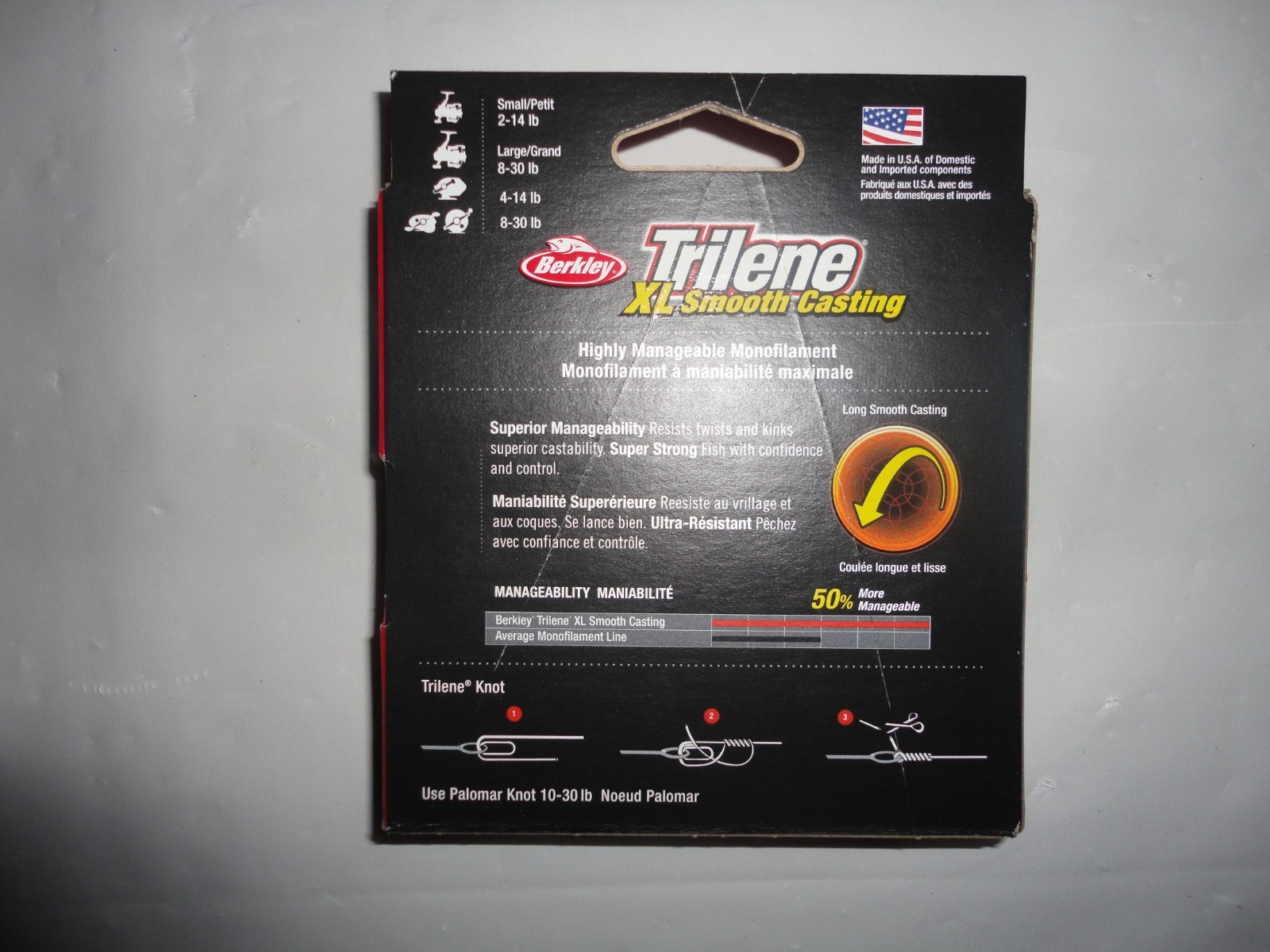 Trilene Monofilament XL Smooth Casting 10lb, 300yd, Clear