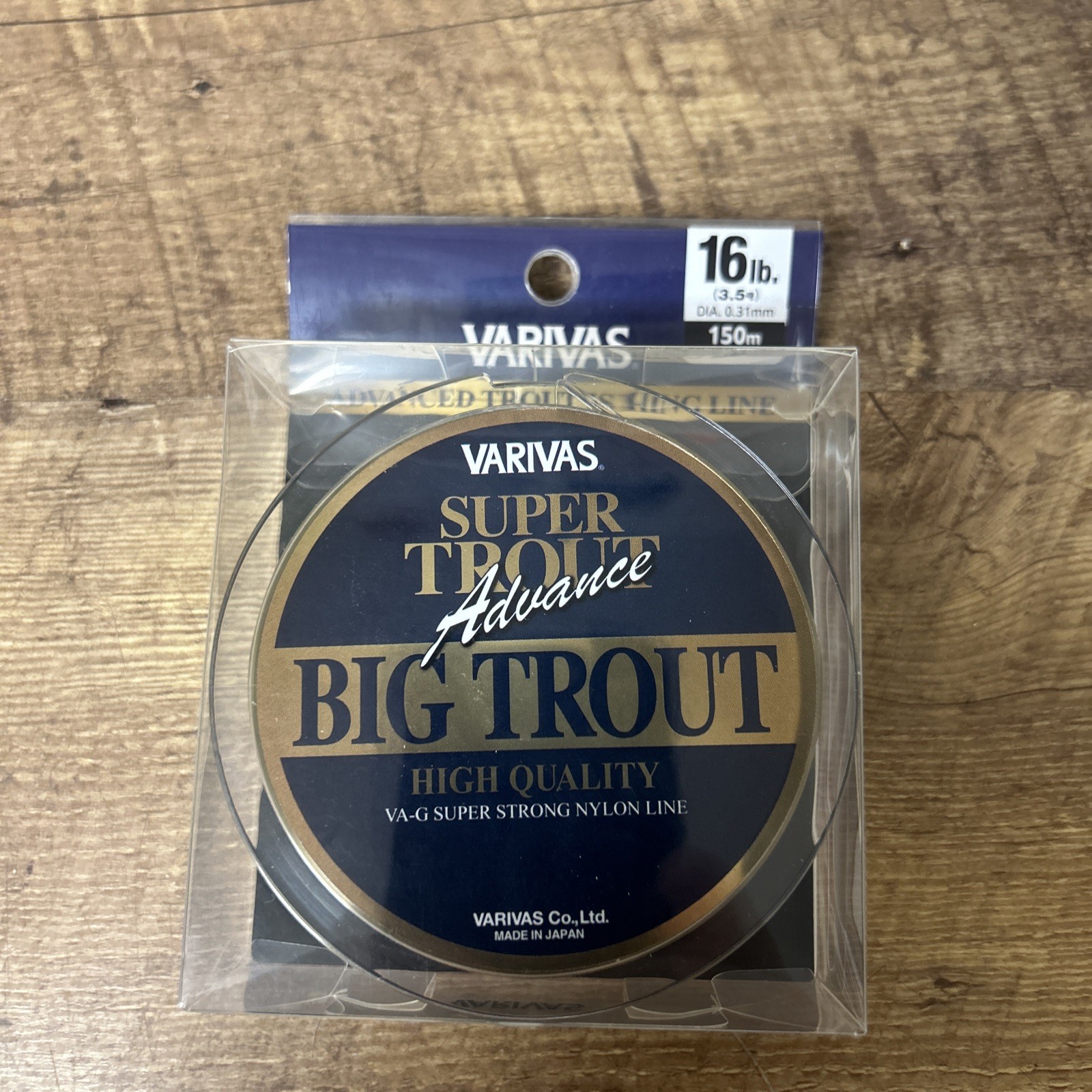 Varivas Nylon Super Trout Advance Big Trout Line 150m 16lb ~FREE FAST SHIP 🇺🇸