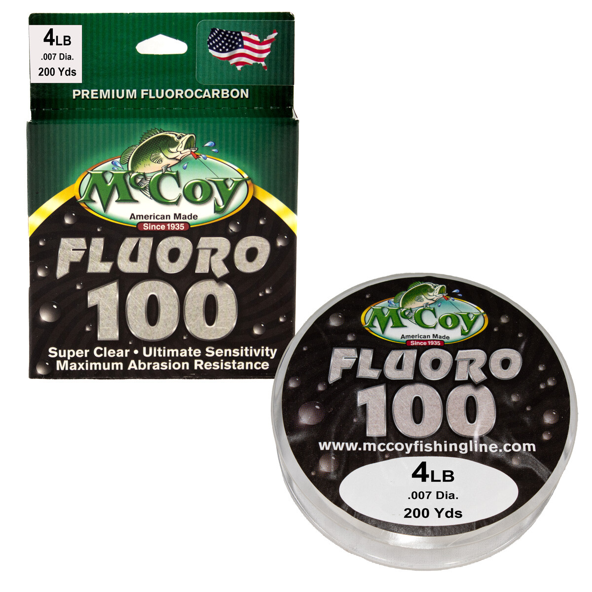 Fluoro 100 – Premium Fluorocarbon Fishing Line – McCoy Fishing