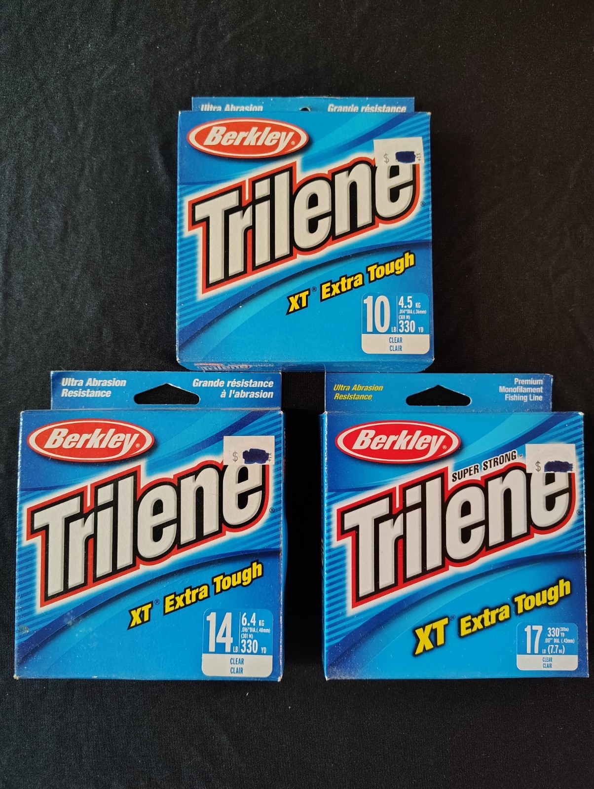 Berkley Trilene XT Extra Tough Clear Monofilament 330yrd