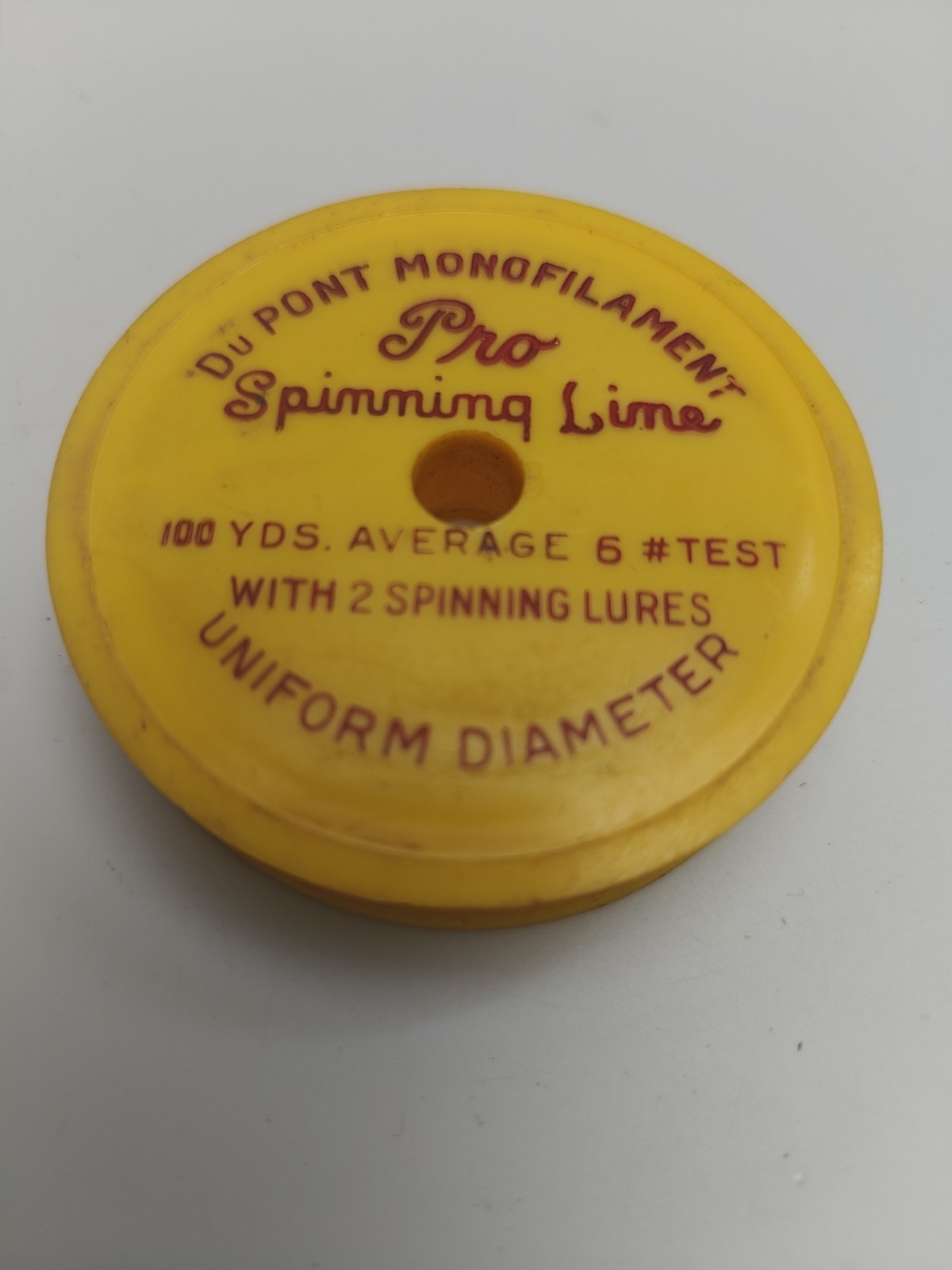 Vintage DuPONT 1970’s Monofilament Pro Spinning Fishing Line 6 Lb 100 Yards