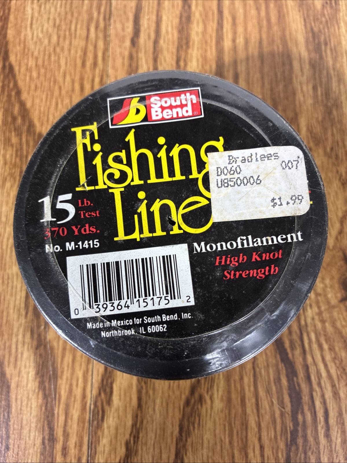 Monofilament Fishing line – High knot strengh – 370 Yds. – 15 Lb. Test,