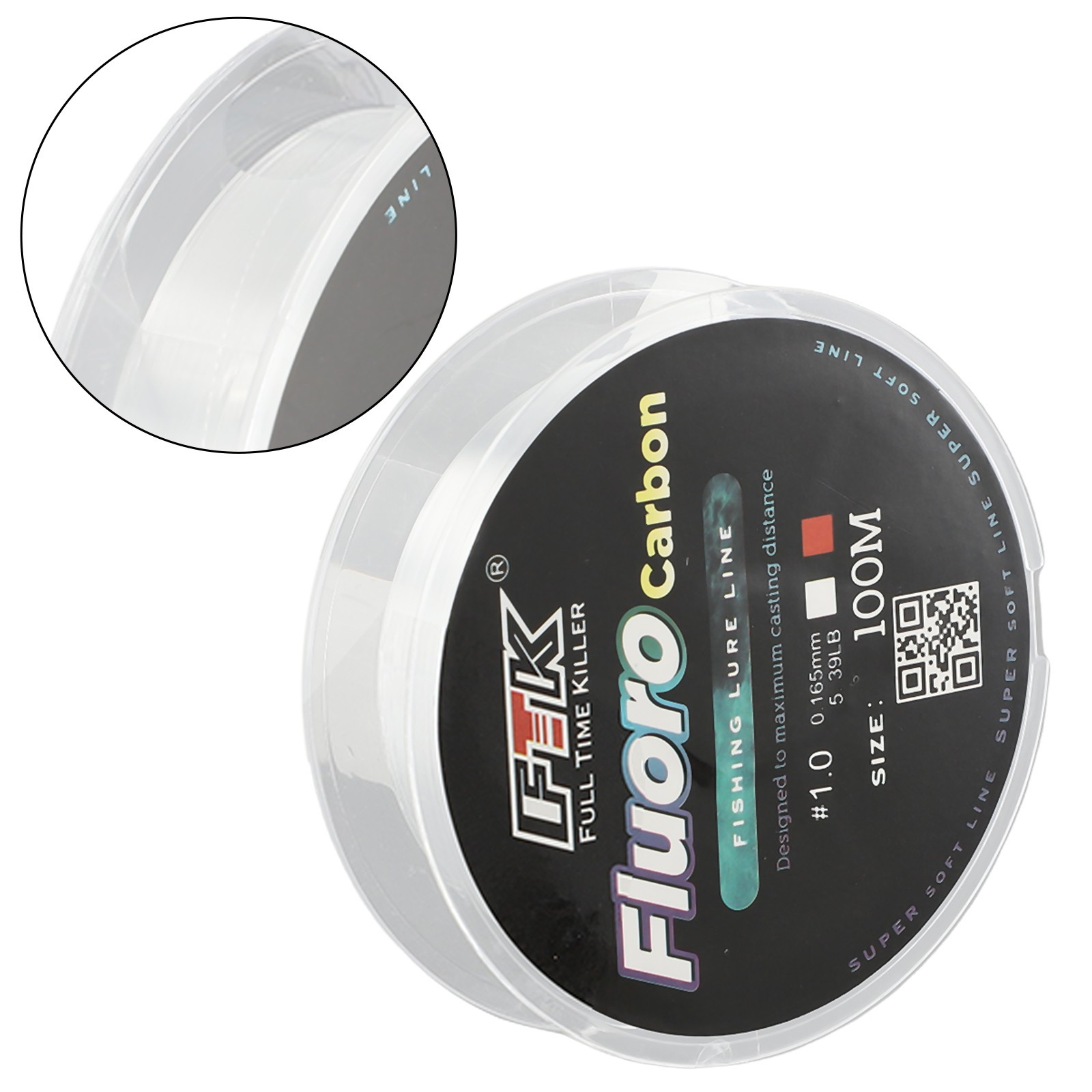 Exceptional Handling Transparent Fishing Line 100m Fluorocarbon Leader