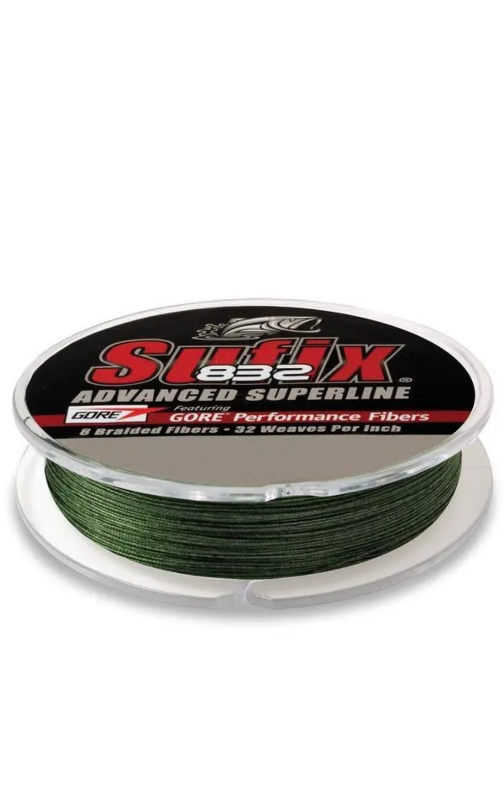 Sufix 832 Advanced Superline Braid Lo-Vis Green 150 Yards 10 lb. Test